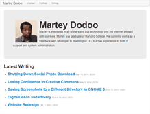 Tablet Screenshot of marteydodoo.com
